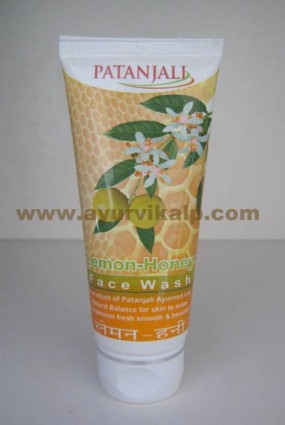 Patanjali, LEMON-HONEY, Face Wash 60g, For Skin Care